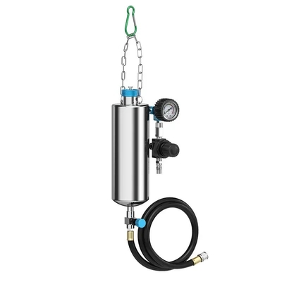 Black A/C System Flush Kit Effective AC System Cleaner Tool for Car Line Maintenance