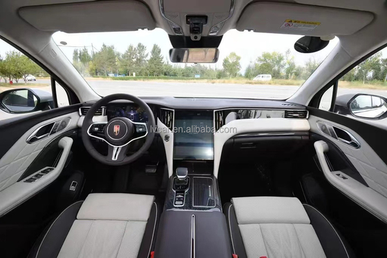 2024 HongQi HS7 Black Mid to Large-Sized SUV with Left-Hand Drive and No Roof Rack