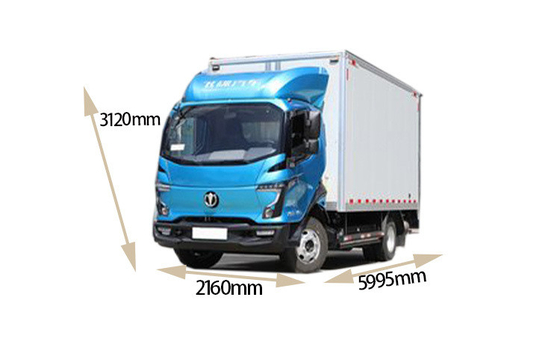 2024 Feidie Cars EW5 3 Seater Electric Van 8T Truck with Leather Seats and 290km Range