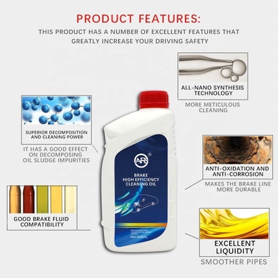 Powerful Brake Fluid System Cleaner for Cars 3-Year Shelf Life Remove Impurities