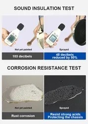 Spray Rubberized Undercoating for Car Rust Corrosion Proof 1kg 18 Months Shelf Life