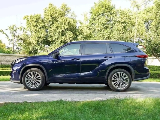 Highlander Toyota's Electric Fabric Red Standard Turbo Dark Multi-function Hybrid SUV