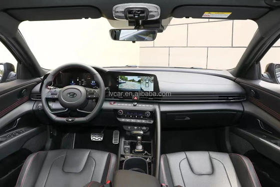 Electric Steering Used Hyundai Elantra 1.5L Sports Sedan with KZ LED Camera and Turbo