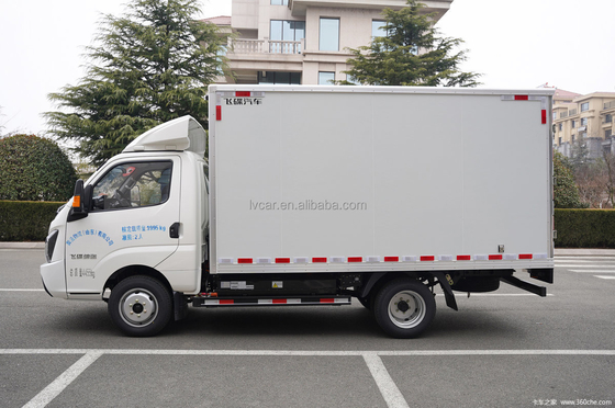 Affordable 3.5-Ton Box Type Small Pure Electric Truck with a Box White 4010*1850*1650