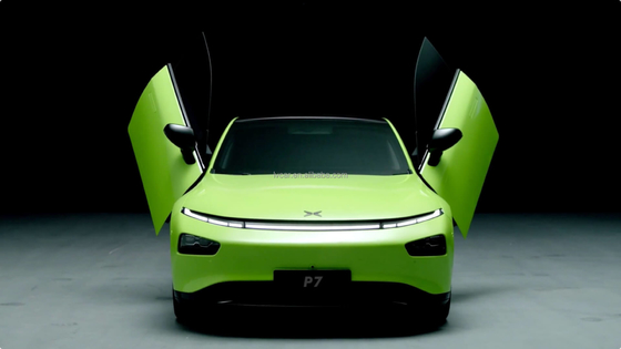 Xpeng P7 Ev 5-seater Electric SUV Car with Dark Interior Color and Turbo Engine Type