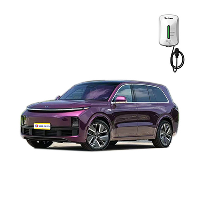 Silver Li Xiang L9 MAX 7 Seats AWD Drive Electric SUV Car with Multi-link Front Suspension
